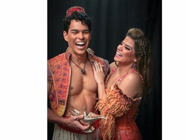  Love on the big stage: Couples star in Broadway's 'Aladdin' and 'The Lion King'