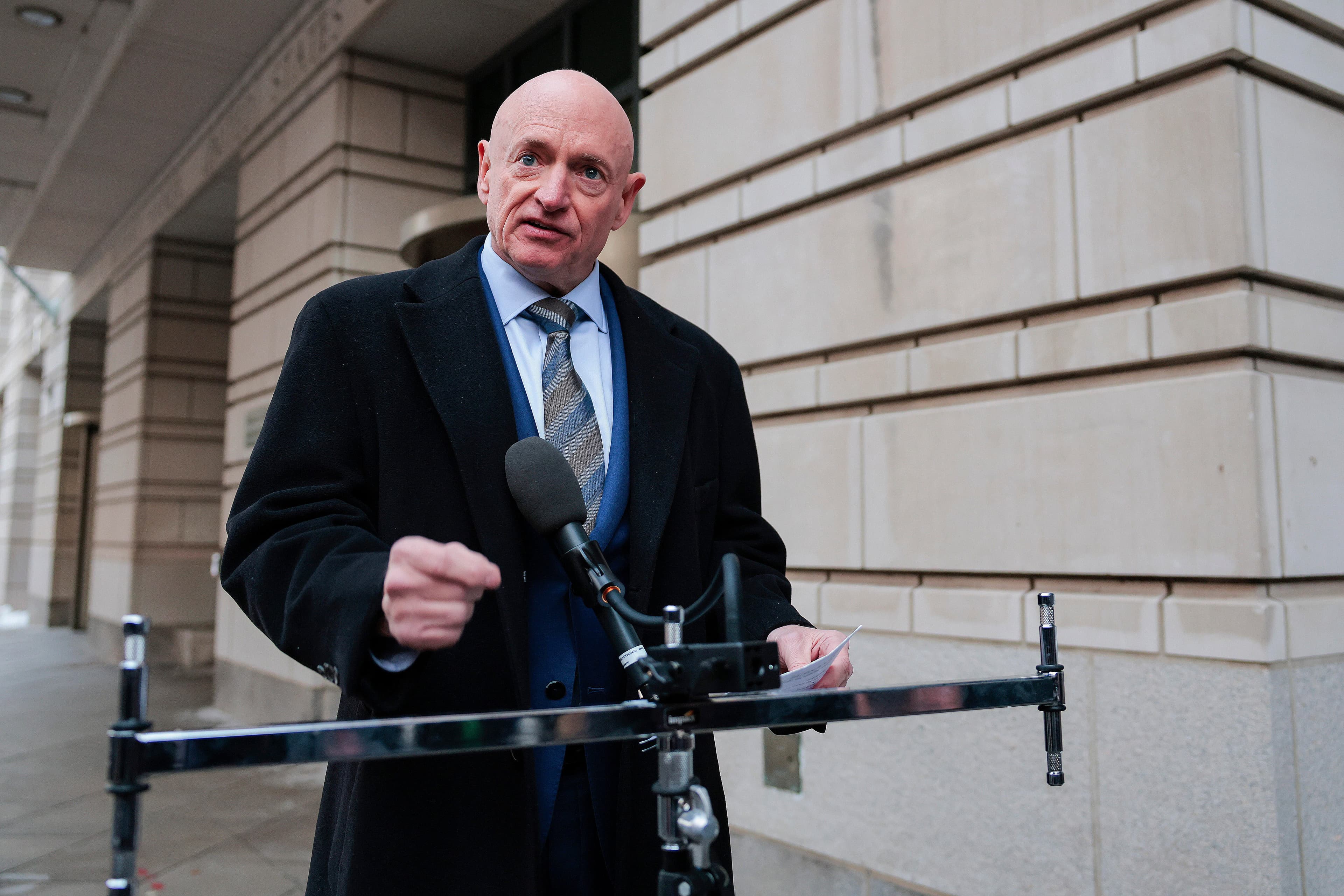Judge blocks Pentagon from downgrading Sen. Mark Kelly's military rank, pay